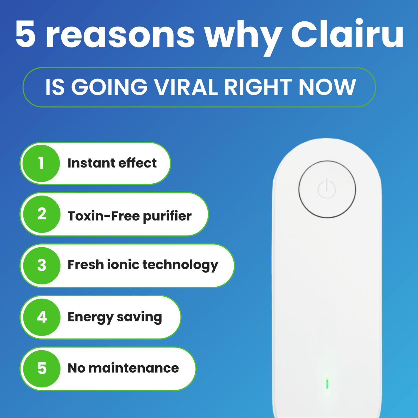 Clairu™ Dust-Free Living