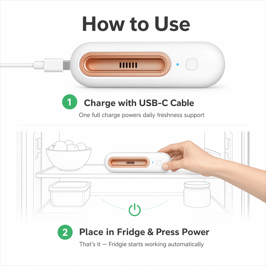 Fridgie™ Keep Food Fresh 4x Longer & Slash Your Grocery Bills